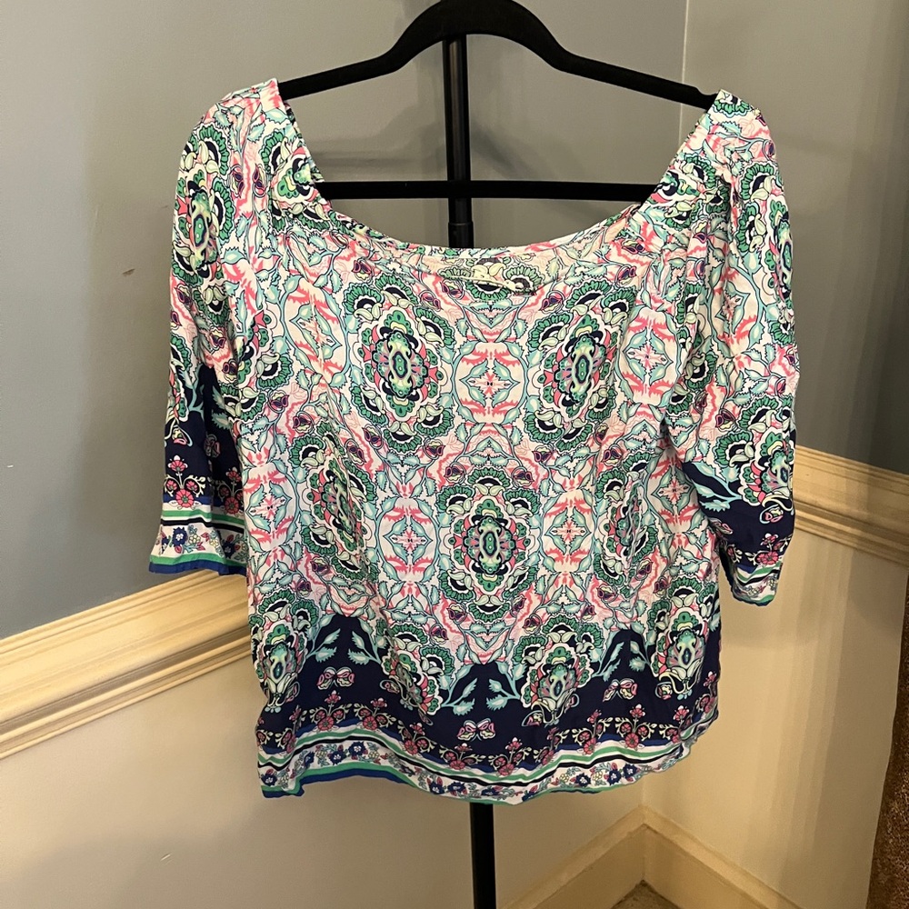 Artisan Ny Multicolor‎ Patterned Blouse